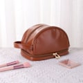 Miniatyrbillede 1 af 10: Makeuptaske Kosmetiktasker BRUN Brown
