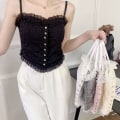Miniatyrbillede 2 af 10: Blomstrede Camisole Blonde Tank Tops FARVE 2 FARVE 2 Color 2