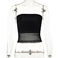 Pikkukuva 9 / 9: Crop Top Tube Top WHITE S White S