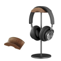 Miniatyrbilde 7 av 10: Hodetelefonstativ Desktop Headset Holder SVART Black