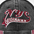Pikkukuva 3 / 10: Kirjekirjonta Baseball-lippikset Distressed haalistuneet hatut HARMAA grey