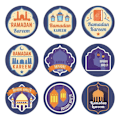 Pikkukuva 1 / 10: 90 kpl Eid Mubarak -tarratarrat, tarratarratarrat 1 1