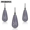 Miniatyrbilde 5 av 9: 10stk Twist Ring Bly Anheng Fiskevekt Sinker 3,5G 3.5g