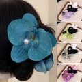 Pikkukuva 8 / 9: Orchid Butterfly -hiuspidikkeet Bow Flower -hiuspidikkeet 5 5 5