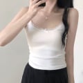 Miniatyrbillede 1 af 10: Strappy Tank Tops Hottie Sling WHITE white