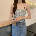 Pikkukuva 6 / 10: Crop Tops Print Tank Tops APRICOT Apricot
