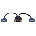 Miniatyrbillede 6 af 6: Videokabel DMS 59 til dobbelt VGA-adapter