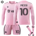Miniatyrbillede 1 af 2: Inter Miami CF Hjemmefodbold Langærmet Trøje Nr. 10 Messi 26