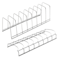 Miniatyrbild 10 av 10: Disktömningsställ Plattor Förvaringsställ SKÅLSTÄLLNING SKÅLSTÄLL Bowl Rack
