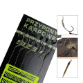 Miniatyrbilde 9 av 10: 6-8 stk Karpefiske Ferdig Krokleder Karpefiskekroker 8pcs WBLB Mix Size