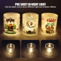 Miniatyrbilde 6 av 10: 2 stk Ramadan Kareem LED-lys Eid Mubarak Dekorasjon