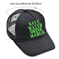 Pikkukuva 2 / 8: Trucker Hat vaaleanpunainen cap MUSTA black