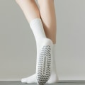 Miniatyrbild 7 av 10: Yogastrumpor Golvstrumpor VIT white