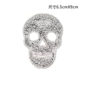Miniatyrbilde 2 av 5: 5 STK Skull Rhinestone Strykelapper Glitter Sy på lapper
