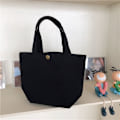 Pikkukuva 1 / 10: Minikäsilaukku Canvas Kangaskassi MUSTA L black L