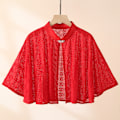 Miniatyrbilde 8 av 10: Rose Jacquard Polyester Sjal Solbeskyttelse Skjerf APRIKOS Apricot