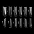 Miniatyrbillede 8 af 10: 120 stk/pose søm dobbelt form falske neglespidser 04-120 stk/pose 04-120PCS/BAG