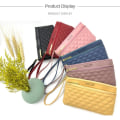 Miniatyrbild 6 av 10: Diamond Check Plånbok Clutch Bag BLÅ blue