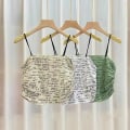 Pikkukuva 5 / 10: Crop Tops Print Tank Topit VALKOINEN White