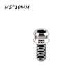 Pikkukuva 1 / 10: MTB V Jarrusatulan Ruuvit SILVER M5X10MM Silver M5X10MM
