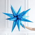 Miniatyrbillede 8 af 10: 12 stk Explosion Star Ballon Starburst Balloner SORT black