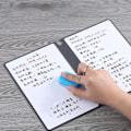 Miniatyrbilde 2 av 10: A4 Whiteboard Notebook Slettbar Whiteboard Draft LYS BLÅ Light Blue
