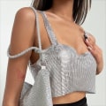 Pikkukuva 9 / 10: Metallinen Tank Top Backless Camisoles VIHREÄ Green