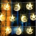 Pikkukuva 5 / 10: Eid Mubarak LED-valoketjut Ramadan Kareem - Sadutähtketjut 3M