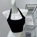 Miniatyrbilde 9 av 10: Halter Straps Fitness BH HVIT L white L