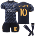 Pikkukuva 1 / 2: Real Madridin 23-24 Vieras Pelipaita Lapsille Nro 10 Mbappe 16