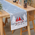 Miniatyrbild 5 av 10: Julbordsduk Snowflake Bordslöpare GRÅ Gray