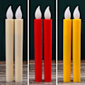 Miniatyrbild 4 av 10: LED Lantern Flameless Ljuslampa BEIGE TYPE2 TYPE2 beige Type2-Type2