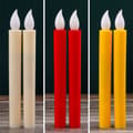 Miniatyrbilde 4 av 10: LED-lykt Flammefritt Stearinlys RØD TYPE2 TYPE2 red Type2-Type2