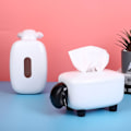 Miniatyrbillede 6 af 10: Tissue Box Papir Håndklæde Box SORT Black