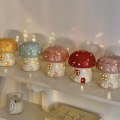 Pikkukuva 9 / 10: Creative Mushroom Night Light Keraaminen yövalo PUNAINEN Red