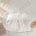 Miniatyrbild 1 av 10: Bow Camisole Väst Sexig linne FÄRG 1 FÄRG 1 Color 1