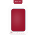 Miniatyrbillede 1 af 10: Baby Footprint Ink Pad Pet Håndaftryk ROSE RED Rose Red