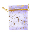 Miniatyrbillede 1 af 10: 50 stk Organza poser Gaveemballage Charm smykkepose LILLA Purple