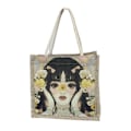 Miniatyrbillede 1 af 10: Flax Tote Bag Wrinkle Handbag 3 3 3