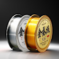 Miniatyrbilde 10 av 10: Fluorocarbon Coating Nylon Line Fiske Monofilament Line Silver 0.6-0.128mm-0.6-0.128mm