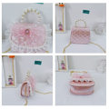 Miniatyrbillede 7 af 10: Mini Chain Crossbody Taske Børnehåndtaske GUL yellow