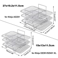 Miniatyrbillede 2 af 10: Air Fryer grillstativ til Ninja DZ201/DZ401 XL/AG301 19X13X11.5CM 19x13x11.5cm