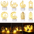 Miniatyrbillede 10 af 10: Eid Mubarak Ramadan Dekorationslampe Led Lights String 7 7