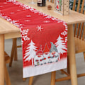 Miniatyrbild 10 av 10: Julbordsduk Snowflake Bordslöpare GRÅ Gray
