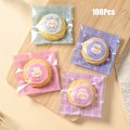 Miniatyrbillede 1 af 8: 100 stk Cookies Emballagepose Selvklæbende poser 2 2 2