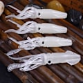 Pikkukuva 1 / 8: 4 kpl Lifelike Luminous Octopus Soft Bait Squid Glow Fishing 4pcs
