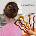 Miniatyrbild 9 av 10: U-formad hårnål Hårgaffel FÄRG 2 FÄRG 2 Color 2