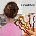 Miniatyrbild 9 av 10: U-formad hårnål Hårgaffel FÄRG 3 FÄRG 3 Color 3