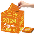 Miniatyrbillede 1 af 10: 2024 Graduation Season Message Box Layout for dimissionsceremoni orange