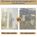Miniatyrbillede 6 af 9: Vinduesskærm Reparation Patch Screen Mesh Tape 15 STK KAT 15 STK KAT 15pcs cat
